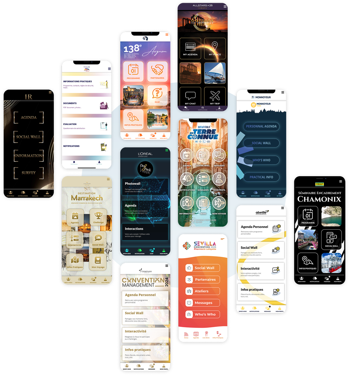 Design personnalisé de l'application