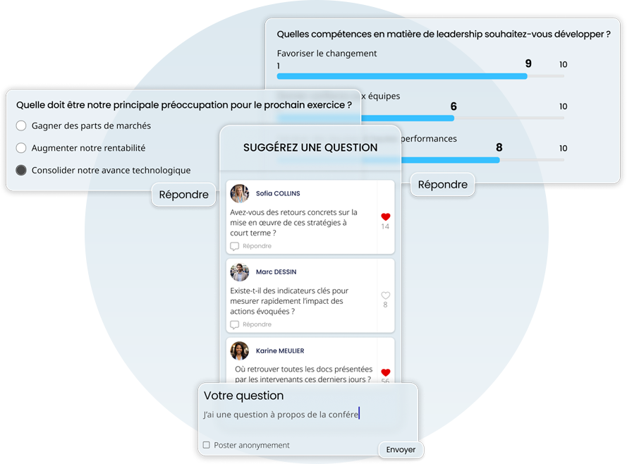 Interactivité riche et immersive