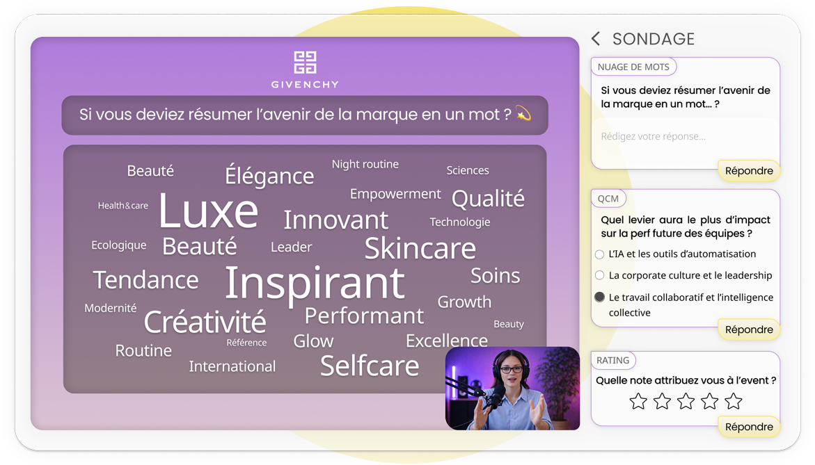 Evénements virtuels et hybrides