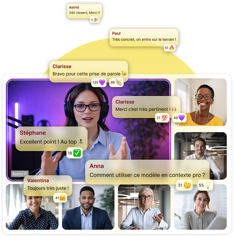Application d'interactivité sur mesure