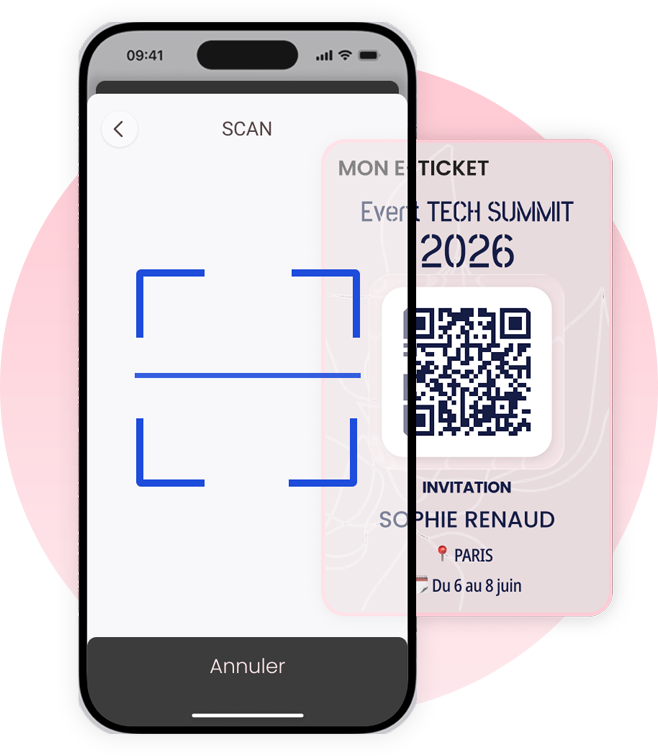 Scan de badges ou de e-billets